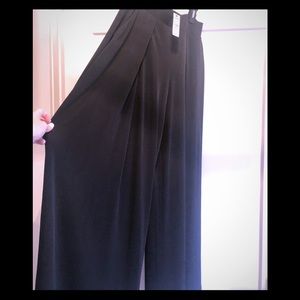 Black palazzo style pants -Express size Small